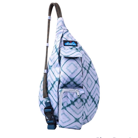 Kavu Blue and White Backpack - Picture 1 of 7